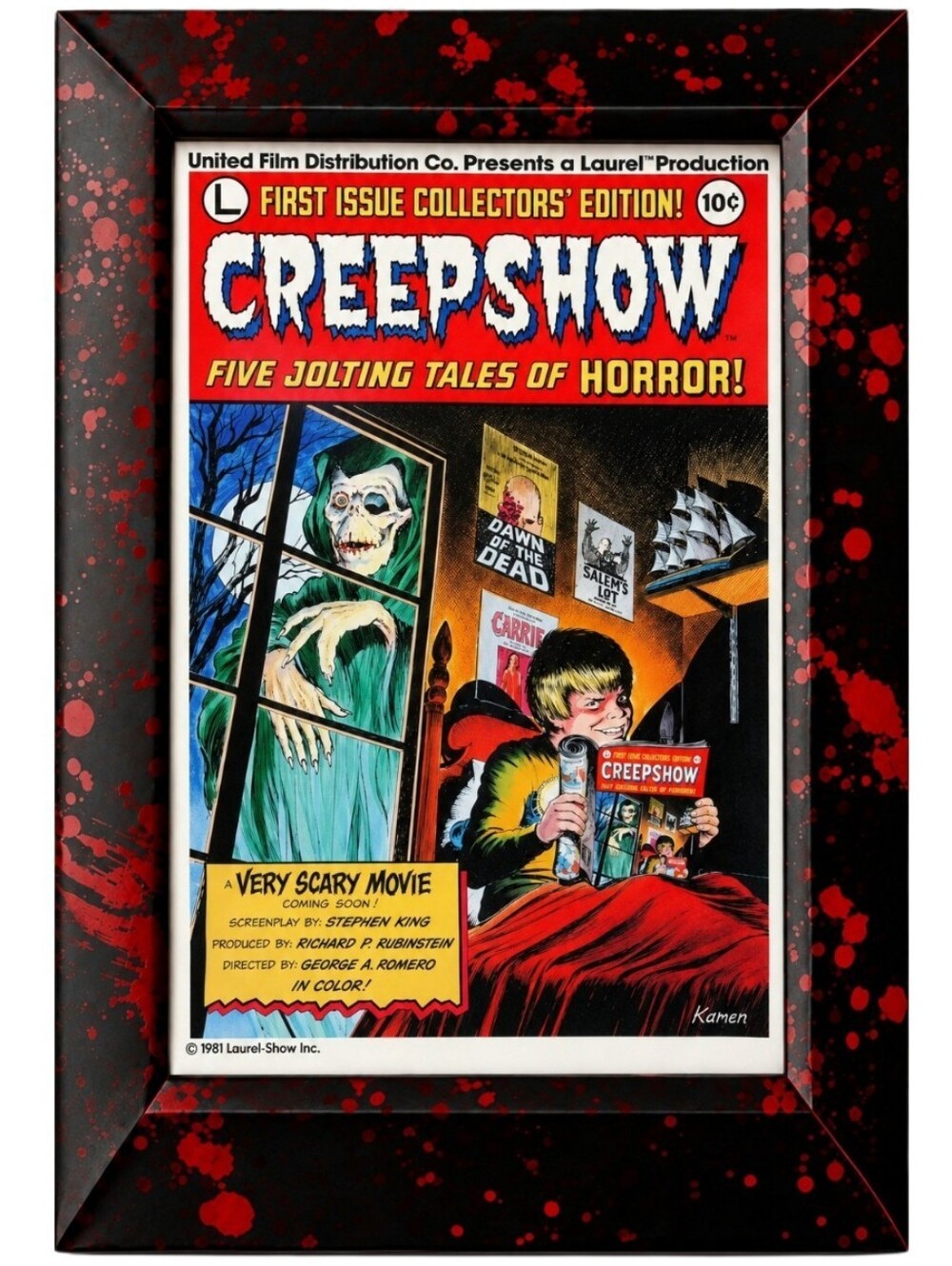 Creepshow Comic Book 90s Horror Movie Halloween Thriller Vamp Goth Frame Art